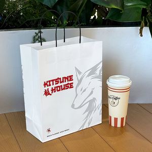 Sacs d'emballage alimentaire jetables en papier kraft biodégradable, écologiques, résistants à la graisse, avec logo personnalisé, pour plats à emporter et barbecues - Product Image 4