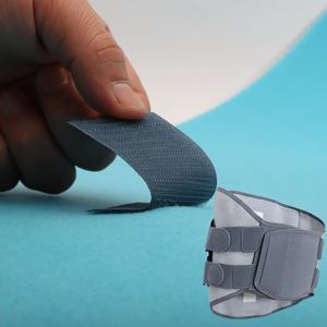 Werks anpassung Atmungsaktives, samt laminiertes Polyester schaum band Plain Sport Orthesen Knies tütze zur Bruch fixierung - Product Image 3