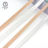 Bande élastique tricotée de qualité supérieure en nylon, ruban extensible à picots, haute résilience, accessoire de couture pour lingerie