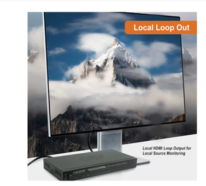 ตัวขยายแยกสัญญาณ <span class=keywords><strong>HDMI</strong></span> 4K 60Hz, ตัวขยายสัญญาณ <span class=keywords><strong>HDMI</strong></span> 4K 60M 1x4 <span class=keywords><strong>1x8</strong></span>ตัวขยายสัญญาณ <span class=keywords><strong>HDMI</strong></span> UTP Cat6 Cat5e 1080P RJ45ตัวรับตัวส่งสัญญาณเอ็กซ์เทนเซอร์ - Product Image 3