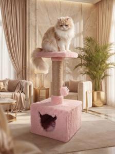 ต้นไม้แมวคุณภาพสูง Amistar Caramel Fantasy สำหรับแมวทุกขนาด - Product Image 2