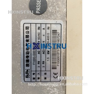 1PC Inverseur EURA d'occasion F1000-G0015T3B 1.5KW 380V hx1 - Product Image 3