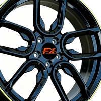 Jantes en aluminium forgé noir de 15, 16, 17, 18, 19, 20, 22, 24 pouces, 5x108, 5x100, 5x114.3, 4x100 pour Audi, Mercedes AMG, BMW E46, E38, E21