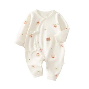 Mono Unisex de Algodón Puro con Estampado de Dibujos Animados para Bebés Recién Nacidos de 0 a 3 <span class=keywords><strong>Meses</strong></span>, para las <span class=keywords><strong>Cuatro</strong></span> Estaciones, Primavera - Product Image 5