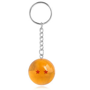 Anime Goku <span class=keywords><strong>Dragon</strong></span> Super 1-7 estrellas bolas <span class=keywords><strong>Cosplay</strong></span> cristal llavero nuevo estilo lindos diseños creativos llaveros - Product Image 4