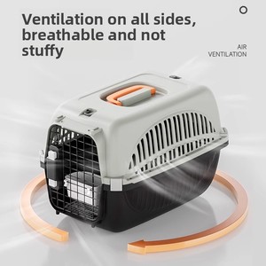 Sac de transport portable <span class=keywords><strong>en</strong></span> PP approuvé par les compagnies aériennes, anti-stress, pour chats et chiens, idéal pour les voyages et le transport <span class=keywords><strong>en</strong></span> voiture - Product Image 3