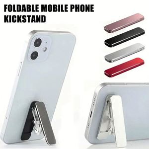 Portable <b>PC</b> Self-Adhesive Folding Mobile Phone <b>Stand</b> Bracket Flexible Kickstand for Phone Desktop Phone Holder - Product Image 3