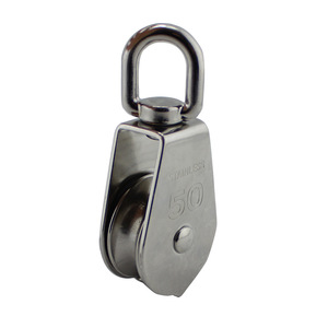 Polea de Acero Inoxidable RICHWITS de 50 mm con Rodamiento Simple para Uso Marino, Tirador de Cables - Product Image 2