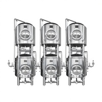 CARRY Nouveau Design Cuve de brassage commerciale empilable 500L en acier inoxydable 304 de qualité alimentaire Brite Tank pour la vente