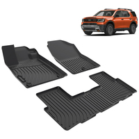 Protection contre les intempéries Tapis de sol en caoutchouc 3D Tpe Antidérapant Tapis de coffre Tapis de sol de voiture pour Honda Passport 2026- YF9 Tapis intérieur