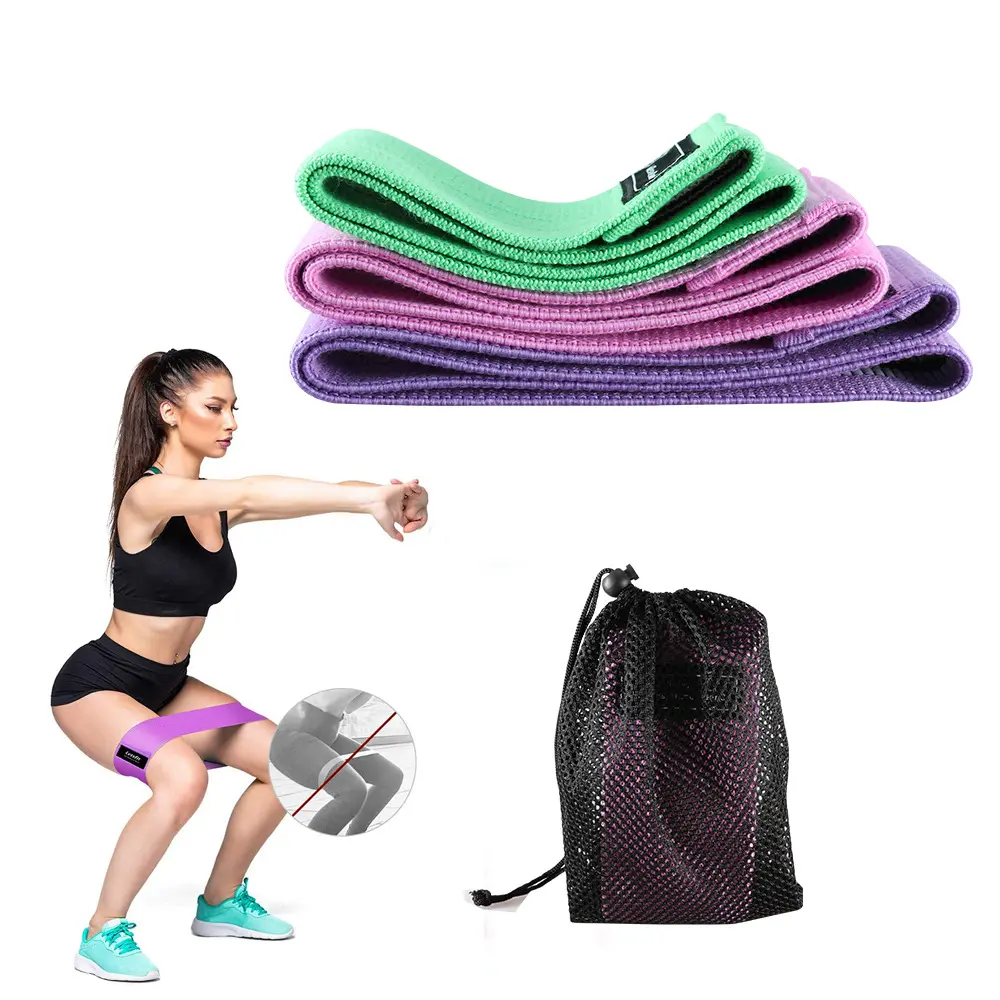 Good quality stretching booty exercise circle bands hip resistance band set