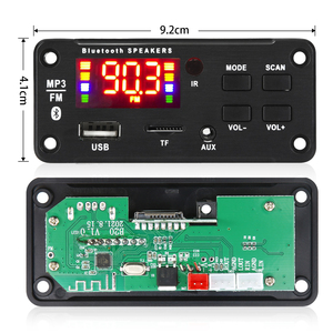 Módulo de <span class=keywords><strong>Audio</strong></span> inalámbrico <span class=keywords><strong>Bluetooth</strong></span> 5,0 DIY 12V MP3 WMA WAV placa decodificadora USB TF FM Radio manos libres grabadora de voz Digital coches - Product Image 4