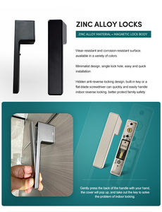 Zekin ประตูไม้อลูมิเนียมกันรอยเปื้อนกันน้ำทำความสะอาดได้อย่างรวดเร็วเคลือบผิวลายเนื้อไม้ธรรมชาติสำหรับบันไดวิลล่า - Product Image 3