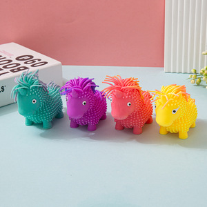 Moldes de fundición de resina hechos a mano DIY estilo Ins adornos decorativos silicona unicornio Squishy - Product Image 2