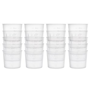 Nouvelles cuillères et tasses doseuses jetables écologiques en PP, capacité de 2 ml, compatibles lave-vaisselle - Product Image 1
