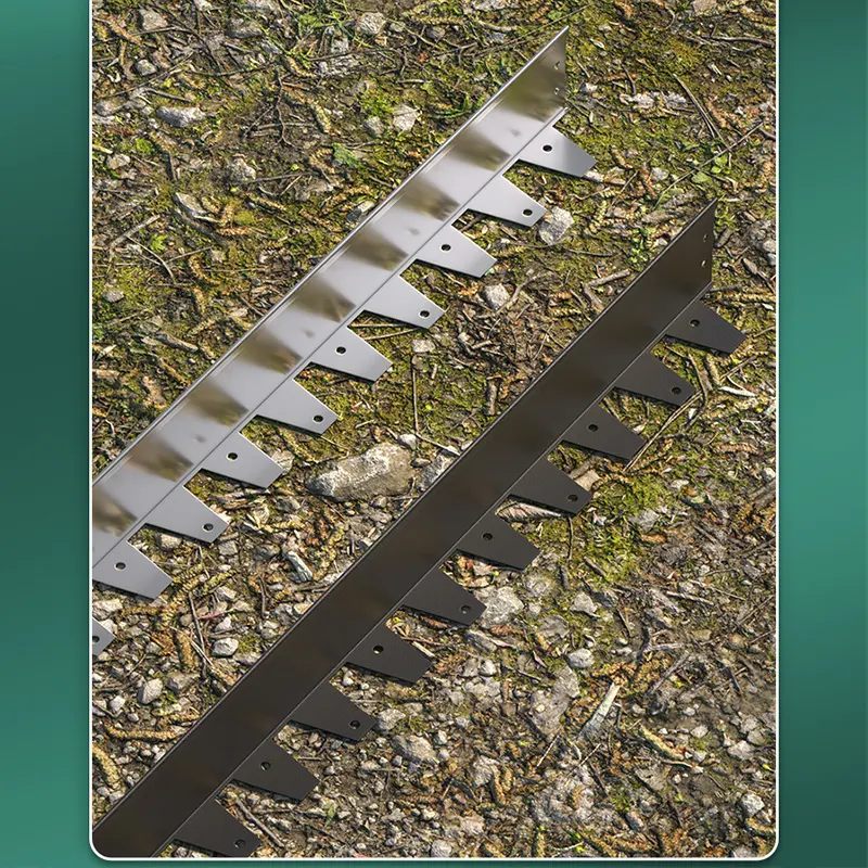 Bordure de paysage de bord de pelouse de jardin d'acier inoxydable de haute qualité facile à assembler pour le paysage extérieur