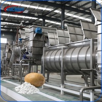 Mesin Pembuat Tepung Ubi Jalar Harga Terjangkau, Lini Produksi Tepung Ubi Jalar Snowflake untuk Industri Pengolahan Ubi Jalar