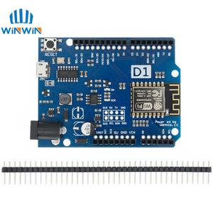 ESP-12E WeMos D1 <span class=keywords><strong>UNO</strong></span> <span class=keywords><strong>R3</strong></span> CH340 CH340G carte de développement <span class=keywords><strong>WiFi</strong></span> basée sur <span class=keywords><strong>ESP8266</strong></span> bouclier PCB électronique intelligent pour IDE Compatible - Product Image 4
