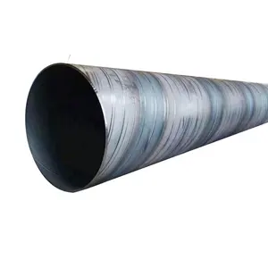 Tuyau d'acier en spirale sans soudure soudé au carbone SSAW SAWH pour la construction de pipelines de pétrole et de gaz Tuyaux en acier soudés de qualité supérieure