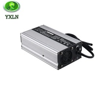 Boîtier en aluminium, chargeur LiFePO4 600W 58.4V10A avec prise standard américaine et connecteur gris 50A