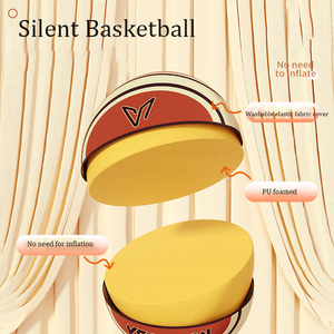 Ballon de sport d'intérieur Veidoorn VBT personnalisé à faible réduction de bruit en PU, ballon de basket silencieux pour salle de sport/maison, équipement d'entraînement <span class=keywords><strong>avec</strong></span> logo OEM/ODM - Product Image 3