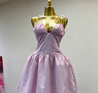 Robe moulante d'été personnalisée en dentelle rouge pour femme – Robes décontractées et sexy pour soirées – Vêtements fabriqués