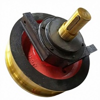 Ensemble complet de roues de grue en acier 42CrMo durable pour mécanisme de déplacement STS