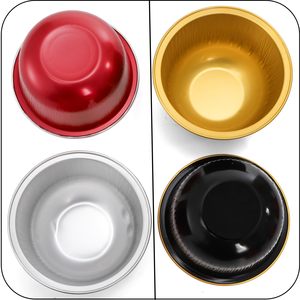 Contenedor Redondo de Aluminio Reciclable de 6 oz, Apto para Alimentos, Desechable, para Postres, con Tapa Abombada - Product Image 3