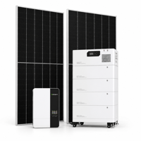 Sistem Tenaga Surya PV Hibrida Cerdas 50kW 100kW On Grid dan Off Grid untuk Komersial dan Industri, Paket Surya Lengkap