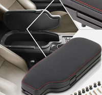 Couverture d'accoudoir de console centrale pour SUBARU BRZ 2013-2018/Noir