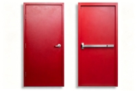 Porte coupe-feu EI120 avec barre anti-panique pour escaliers et sorties de secours, protection contre la fumée et le feu, porte anti-feu en acier pour l'intérieur des bâtiments