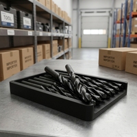 Foret hélicoïdal en acier rapide à queue droite 5mm pour bois, métal, acier, perçage rapide, gamme 1-13mm, bonne qualité, oxyde noir, OEM