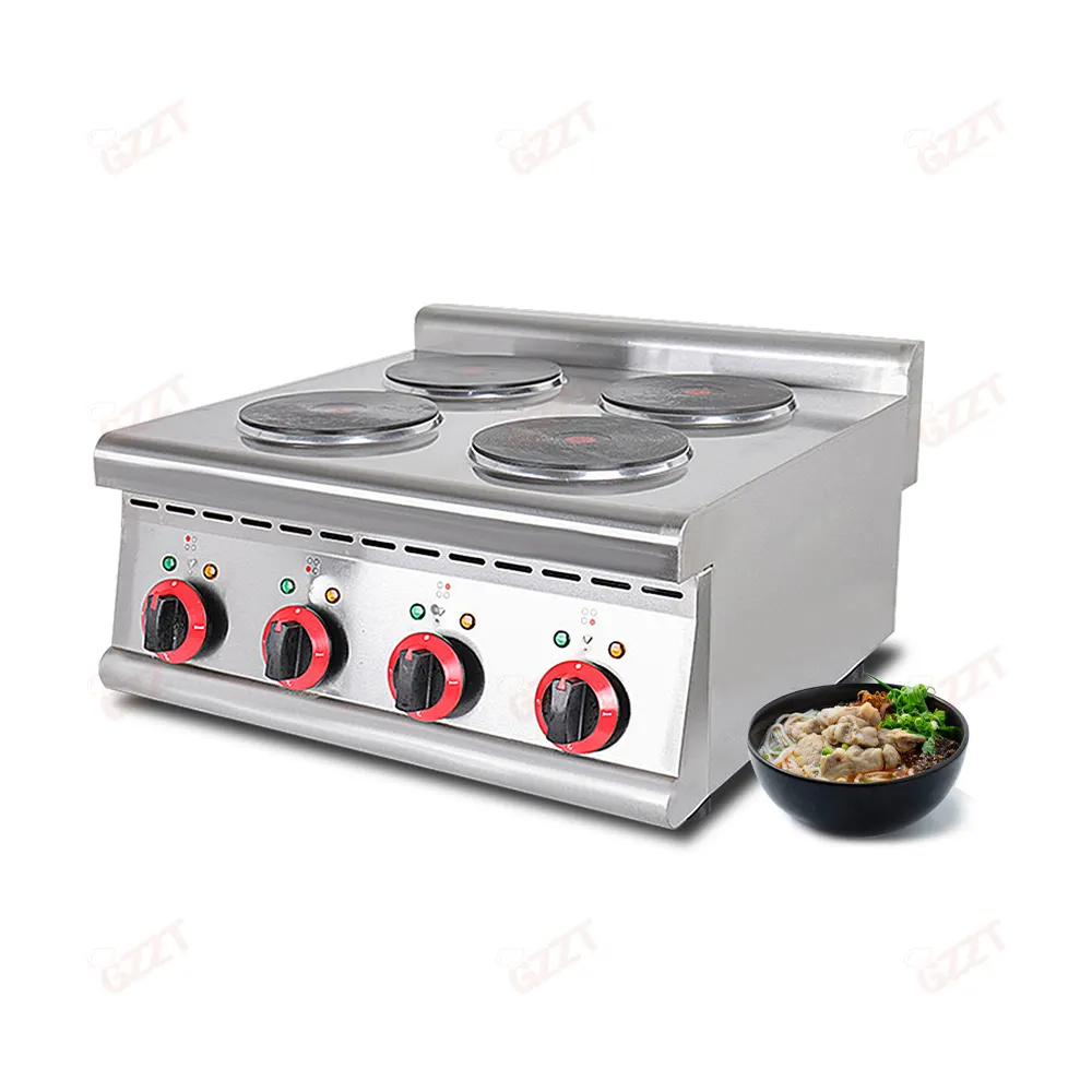 Nhanh chóng sưởi ấm thương mại nấu ăn bếp truy cập hàng đầu điện nóng tấm Nồi thép không gỉ kết hợp nấu ăn phạm vi