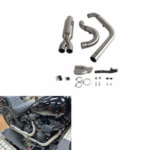 <span class=keywords><strong>Motor</strong></span> 2 en 1 Big Bore Sistema de silenciador de escape completo para Harley Low Rider Street <span class=keywords><strong>Bob</strong></span> Low Rider ST <span class=keywords><strong>Fat</strong></span> <span class=keywords><strong>Bob</strong></span> Slim Deluxe Modelos 2018 + - Product Image 4
