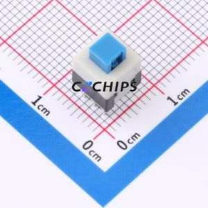 XKB7070-W-92 Push Button Switch Through hole Component (THT) Switch No Lock Square Button Through Hole 100mA - Product Image 1