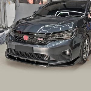 Welta Nuevo Kit de Carrocería Negro de Plástico ABS+PP Atornillable, Protector de Parachoques Delantero y Spoiler para City Sedan 2023 - Product Image 5