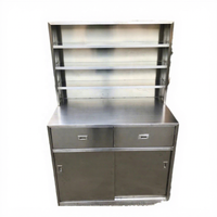 Bureau d'ordinateur moderne en acier inoxydable personnalisé, table de travail anti-corrosion pour hôpital, laboratoire, usage commercial, 5 tiroirs