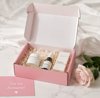 Boîte d'expédition personnalisée en carton pliable imprimée pour les marques de vêtements et la livraison