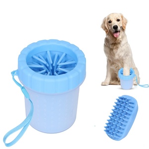 Commercio all'ingrosso eco-friendly Pet toelettatura forniture automatica Paw Washer per cani e gatti Silicone per il lavaggio del piede tazza - Product Image 4