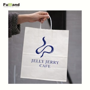 Vente directe des fabricants, sacs en papier pour supermarchés, sacs shopping en papier kraft de la meilleure qualité et très résistants - Product Image 5