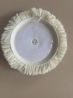 Disques de polissage en laine 3 pouces, grain 400, abrasif moyen pour le polissage de la pierre, du marbre, du granit, de la céramique, de la porcelaine et du verre