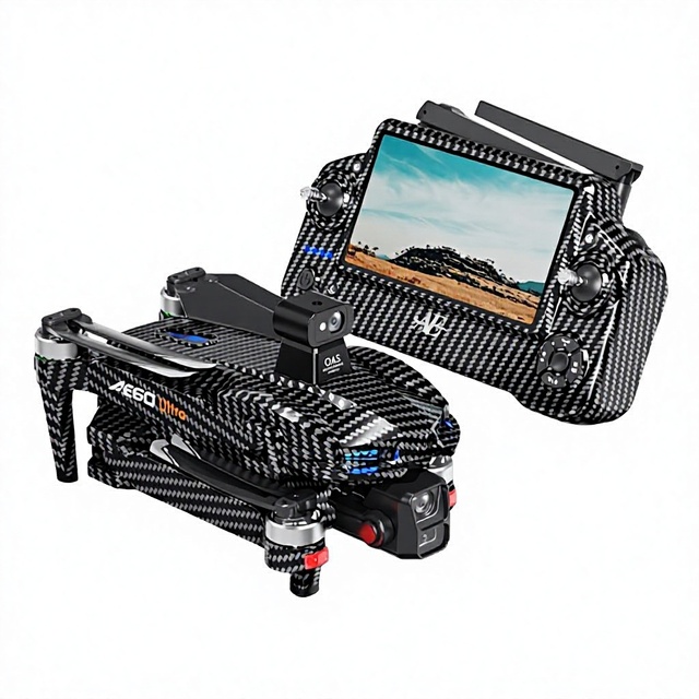 AE60 Touchscreen Remote-Control Aircraft Professional Aerial-Photography Drone Digital Image Transmission Automatic