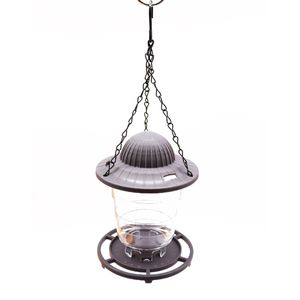 Mangeoire à <span class=keywords><strong>oiseaux</strong></span> en métal pour l'extérieur Mangeoire à <span class=keywords><strong>oiseaux</strong></span> suspendue à l'épreuve des écureuils avec cage en métal et tube en plastique pour <span class=keywords><strong>oiseaux</strong></span> sauvages d'extérieur - Product Image 2