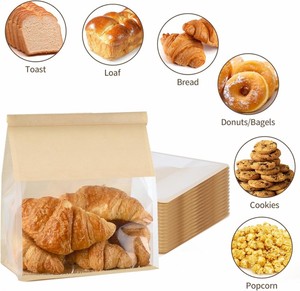 Sacchetti Personalizzati in Carta Kraft Richiudibili con Stampa Flessografica Classica, Biodegradabili ed Ecologici per Panifici Commerciali - Product Image 4