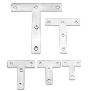 Soporte de Esquina en Forma de L de Acero Inoxidable, Conectores Reforzados y Duraderos para Soporte de Estantes de Muebles - Product Image 2