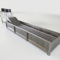 Convoyeur à bande maillée NINGDA avec ventilateurs en acier inoxydable 304 316, prix usine pour machine de refroidissement d'arachides grillées