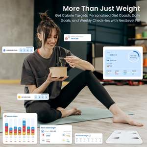 180kg <b>Bathroom</b> Floor <b>Scale</b> Intelligent Household Electronic Weighing <b>Scale</b> for Human Body Accurate to 0.1g OEM Customizable - Product Image 3