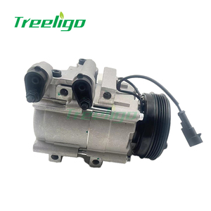 Compresor de Aire Acondicionado 12V.PV4 R134a KE915001 F500JQYDA 1203AA0481A para Mahindra SCORPIO 2012-2016 - Product Image 1
