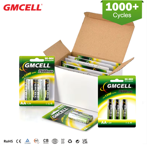แบตเตอรี่ AA แบบชาร์จได้ 4 ก้อน ความจุ 2600mAh พร้อมที่ชาร์จเร็ว 4 ช่อง 350mA, แบตเตอรี่ Ni-MH ขนาด AA 1000 รอบการใช้งาน สำหรับของเล่น - Product Image 4