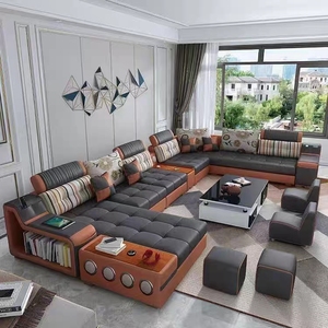 Modern Fabric Sectional <b>Sofa</b> L Shaped Couch Corner <b>Sofa</b> <b>Bed</b> <b>with</b> <b>Storage</b> for Living Room Hotel - Product Image 2